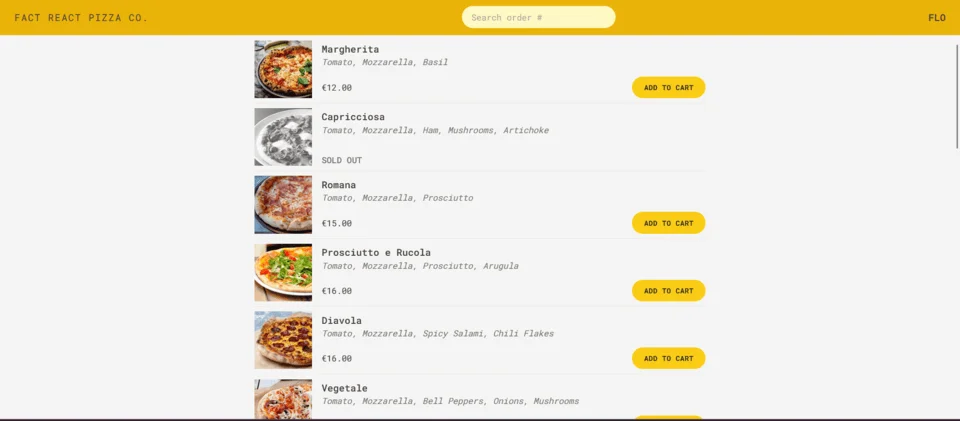 Fast React Pizza